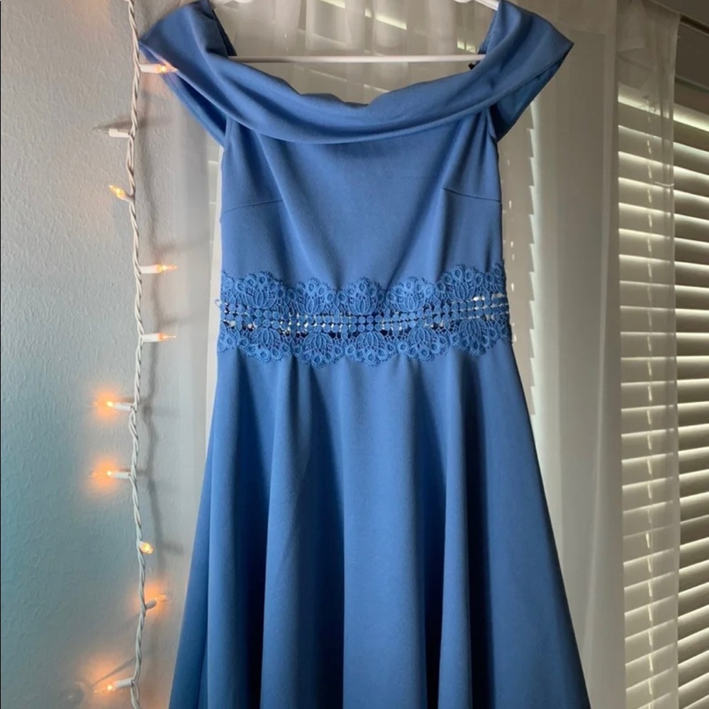 Macys  off the shoulder mini dress